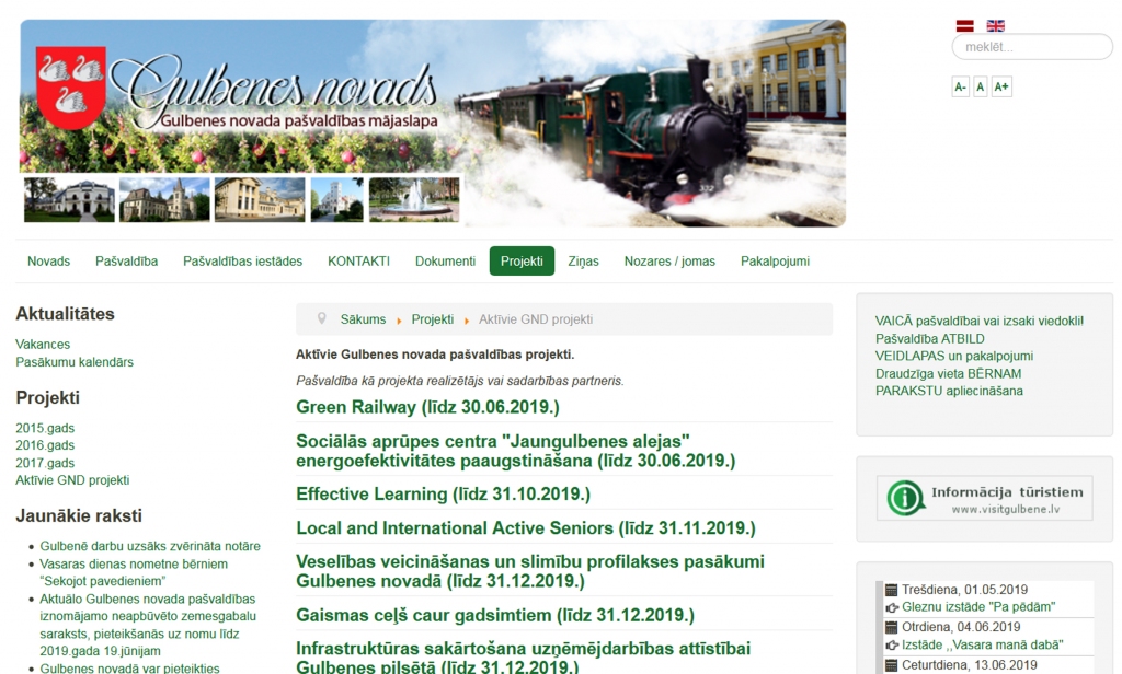 Gulbenes novada pašvaldība lauž līgumu ar mājaslapas “www.gulbene.lv” izstrādātāju