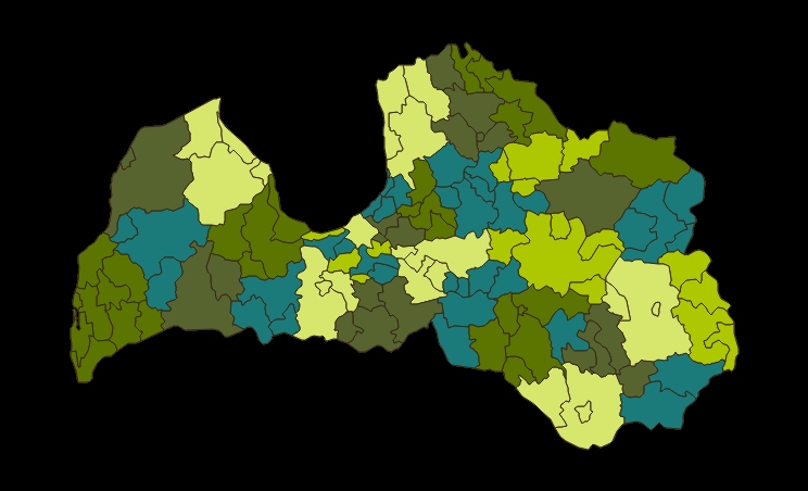 VARAM izstrādātajā pašvaldību kartē būs arī Ulbrokas novads, kurā ietilps Stopiņu, Garkalnes un Ropažu pašvaldības