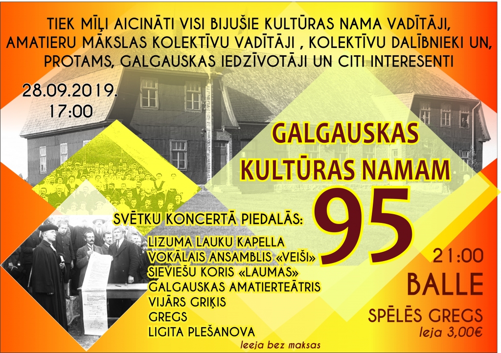 Galgauskas kultūras namam - 95