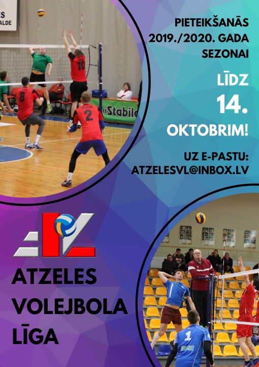 Var jau pieteikties Atzeles volejbola līgai