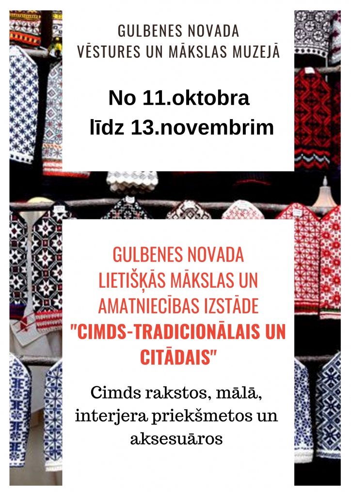 Atklās izstādi “Cimds-tradicionālais un citādais”