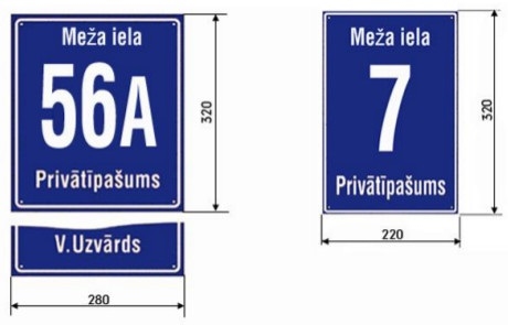 Par ēku numurzīmju un ielu nosaukuma norāžu izvietošanas kārtību Gulbenes novadā 