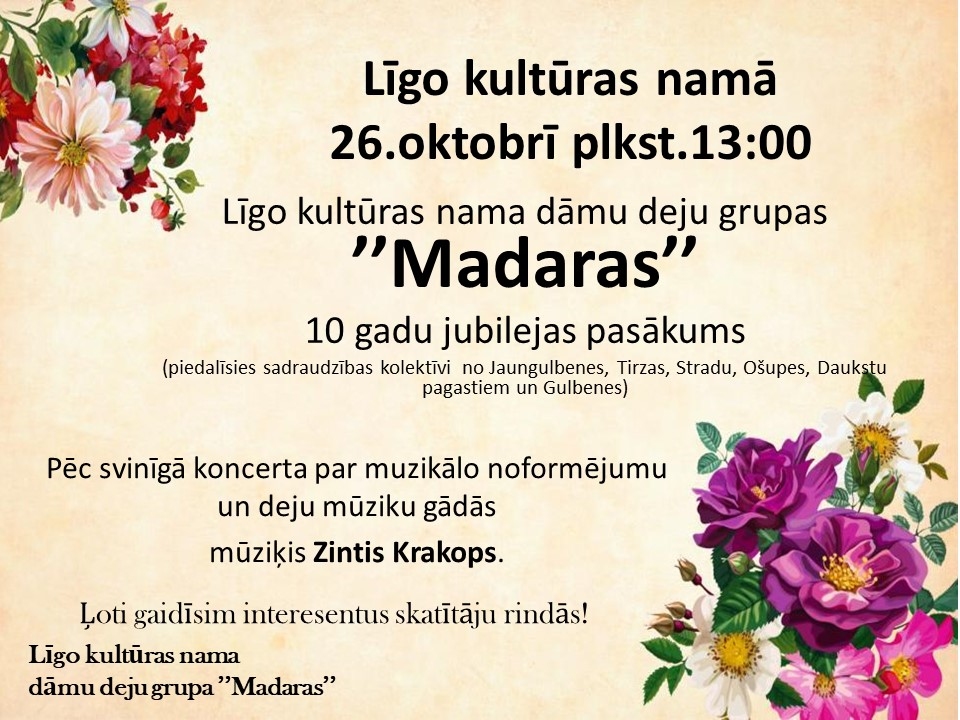 Līgo kultūras nama dāmu deju kopai "Madaras" - 10