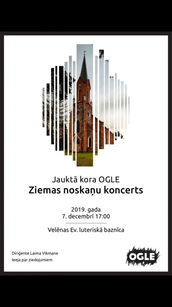 Jauktā kora "Ogle" koncerts Velēnas baznīcā