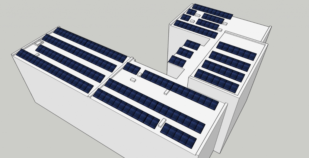 Uz domes jumta saule ražos elektrību