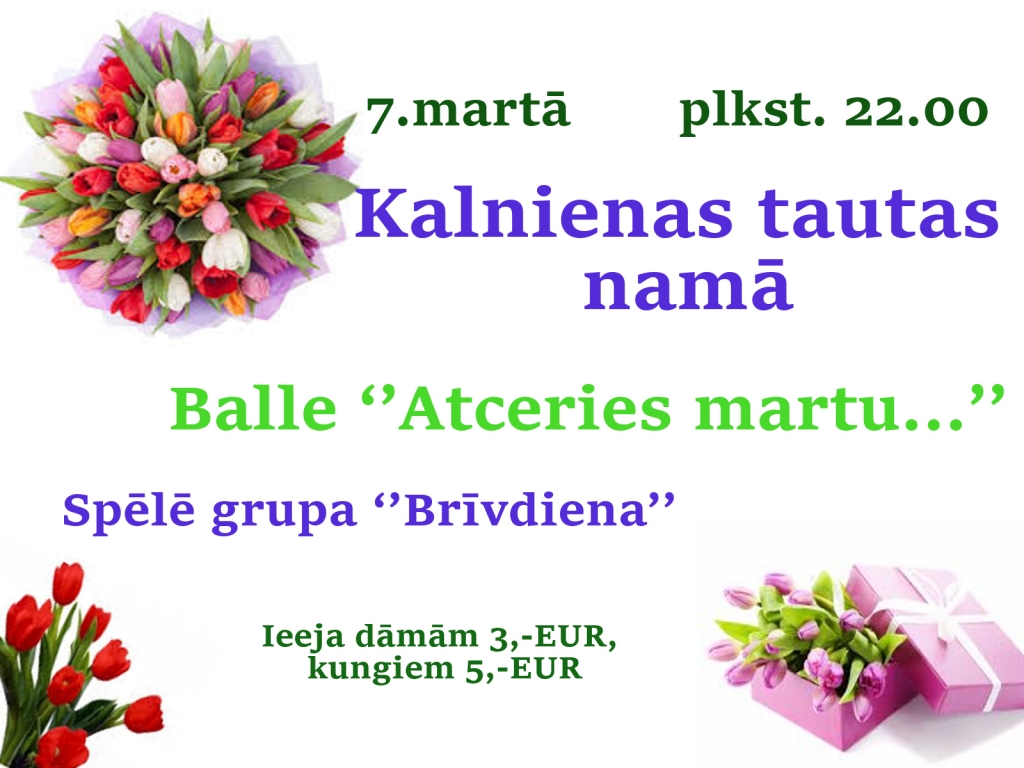  Kalnienas tautas namā - balle