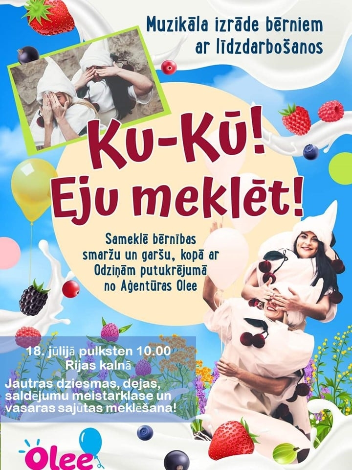 Muzikāla izrāde bērniem ar līdzdarbošanos “Ku-kū! Eju meklēt!”