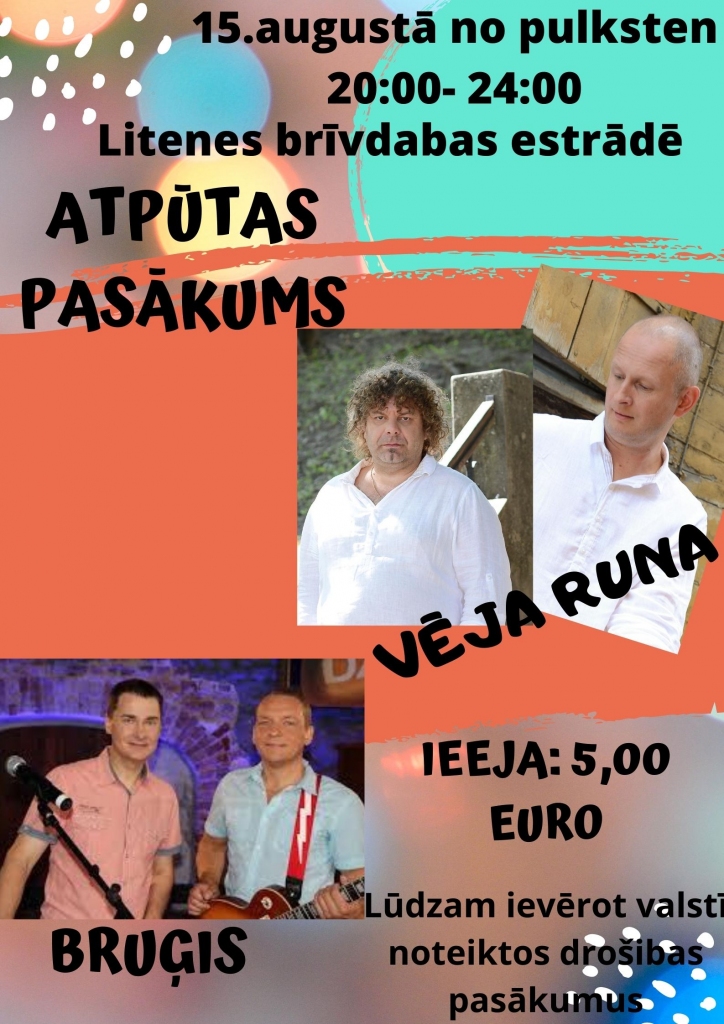 Atpūtas pasākums kopā ar “Vēja runu” un “Bruģi" 