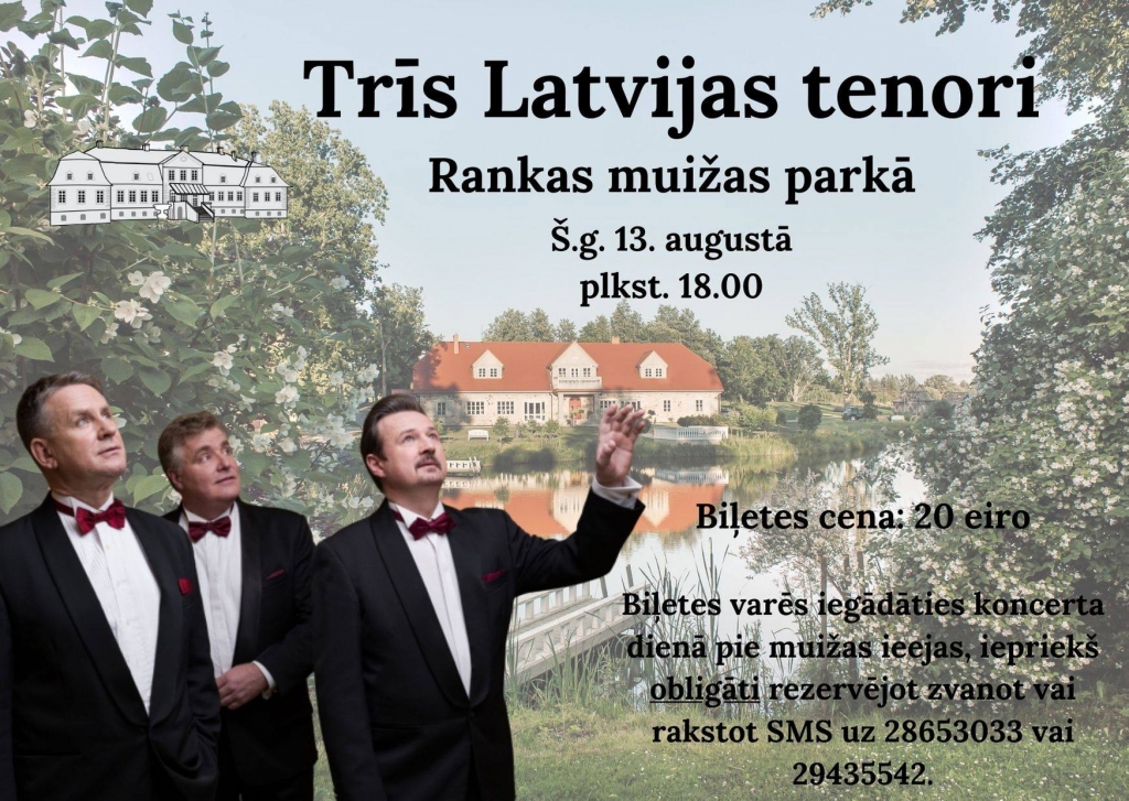 "Trīs Latvijas tenoru" koncerts