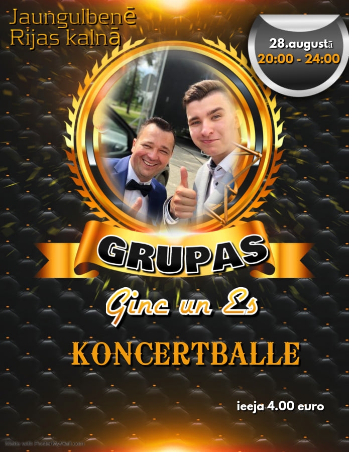 Grupas “Ginc un Es” koncertballe