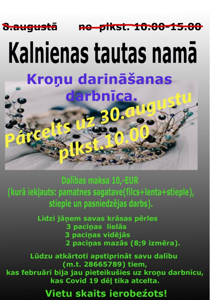 Kroņu darināšanas darbnīca