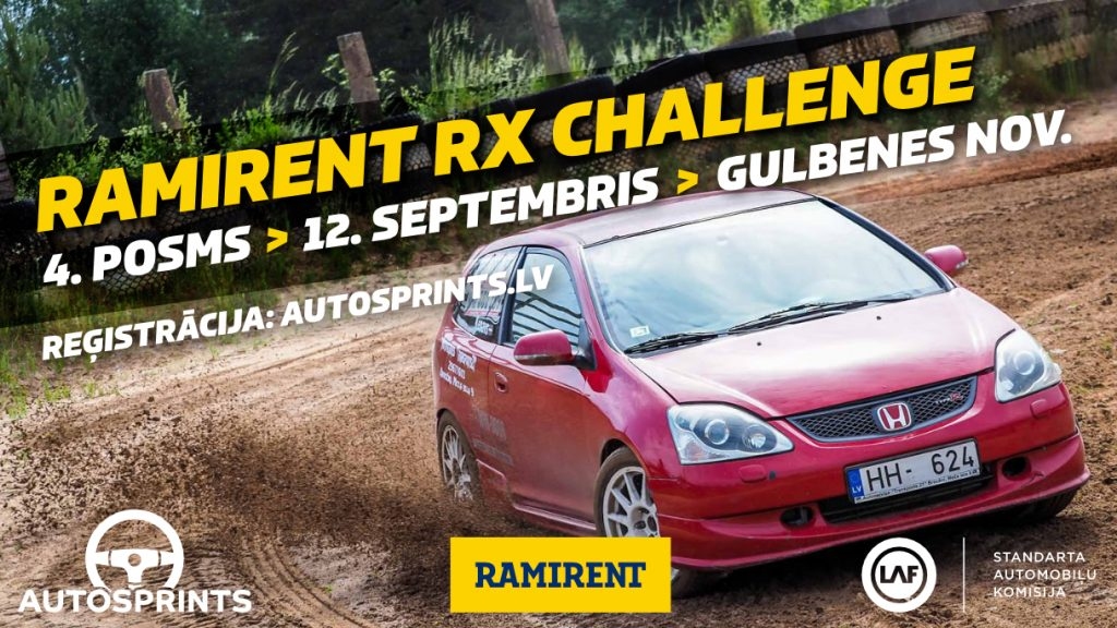 Latvijas kausa autosprintā 4.posms “Ramirent RX Challenge”