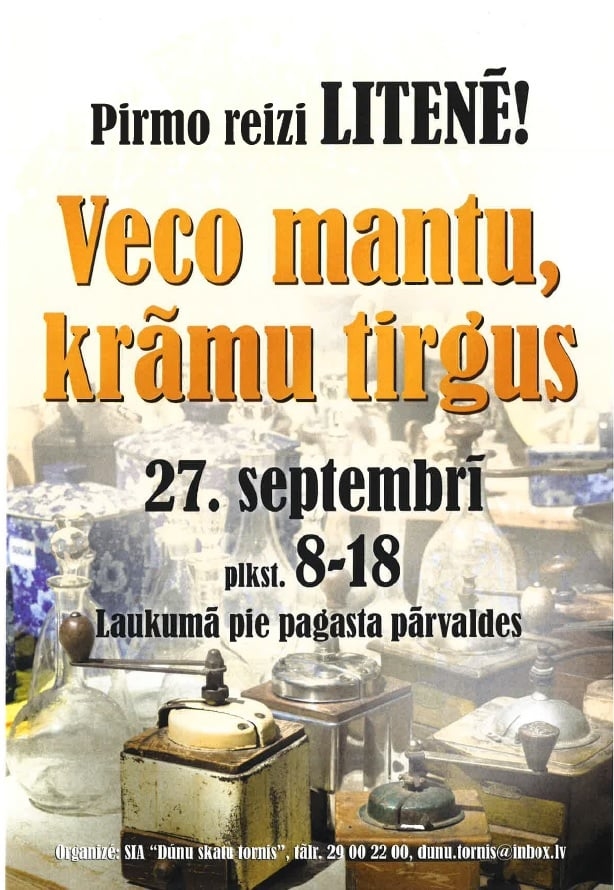 Veco mantu, krāmu tirgus