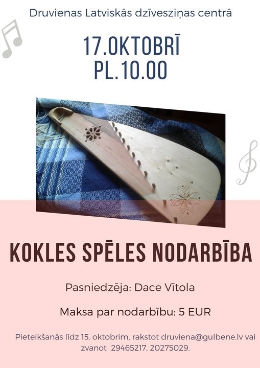 ATCELTA kokles spēles nodarbība