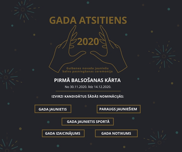 "Gada atsitiens" Gulbenē būs! Balso!