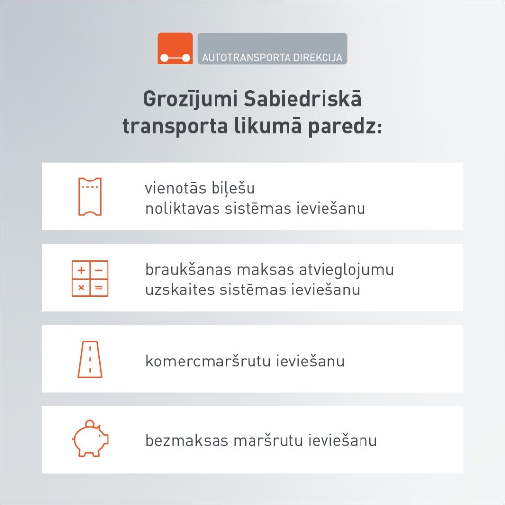 Stājas spēkā grozījumi Sabiedriskā transporta pakalpojumu likumā; tiks ieviesti būtiski uzlabojumi sabiedriskā transporta nozarē