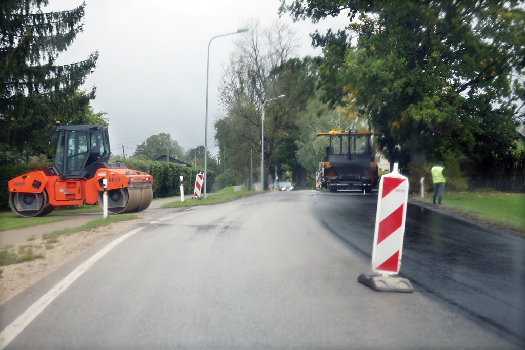Uz ceļa Rēzekne-Gulbene posmā no Bolupes līdz Gulbenei atsākas remontdarbi