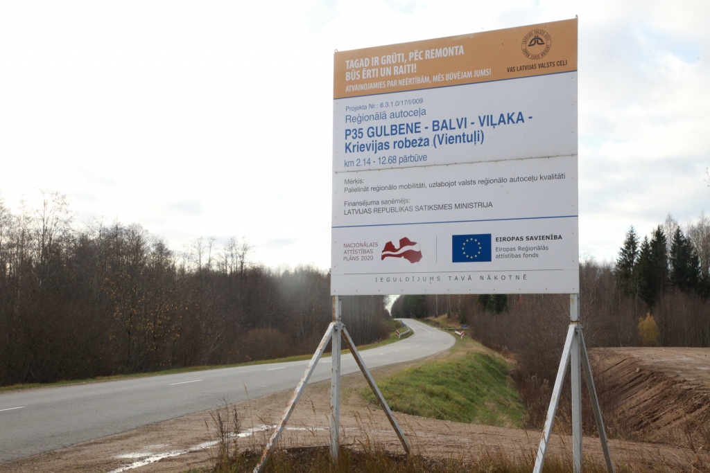 Iespējams, atsevišķos Gulbene - Balvi posmos būs nepieciešama virskārtas pārbūve