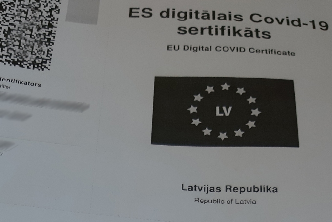 Visiem ir iespēja izdrukāt digitālo Covid-19 sertifikātu