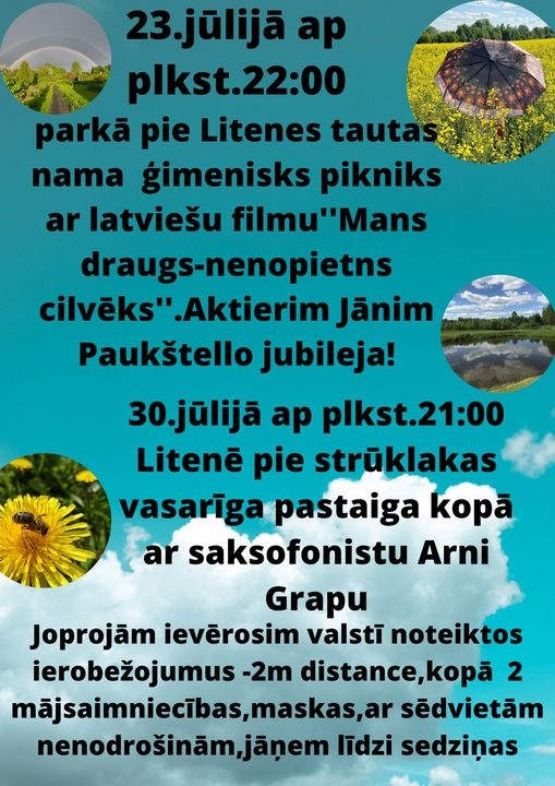 Ģimenisks pikniks ar latviešu filmu “Mans draugs – nenopietns cilvēks”