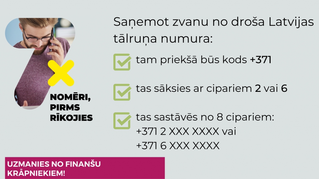 3 pazīmes, kā atpazīt telefonkrāpnieka zvanu