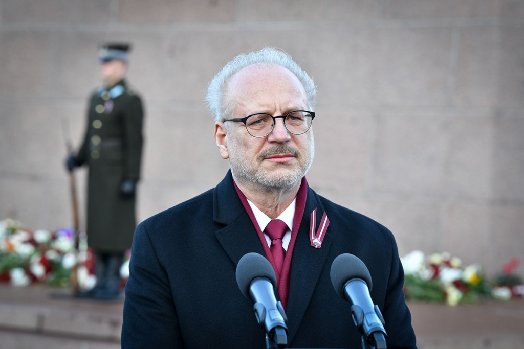 Valsts prezidenta Egila Levita uzruna Latvijas Republikas proklamēšanas 103. gadadienā