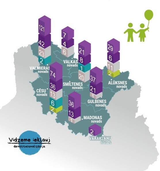 Jaunizveidotā “Vidzeme iekļauj” vadības grupa analizē deinstitucionalizācijas procesa īstenošanu arī Gulbenes novadā